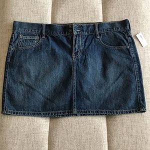 Old Navy Women's Blue Jean Mini Skirt, Size 12